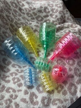 Plastic Margarita Glasses - 23 Total Cups